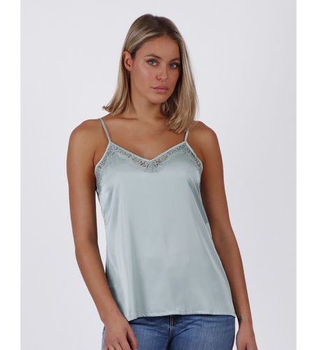 T-shirt à bretelles en dentelle avec encolure (L), Casuel, Polyester, Sans manches / br - Admas - Modalova