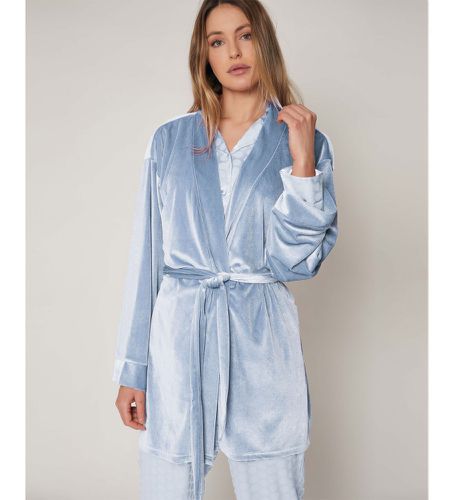 Robe de chambre (M), Bleu, Homewear, Polyester, Manche longue - Admas - Modalova