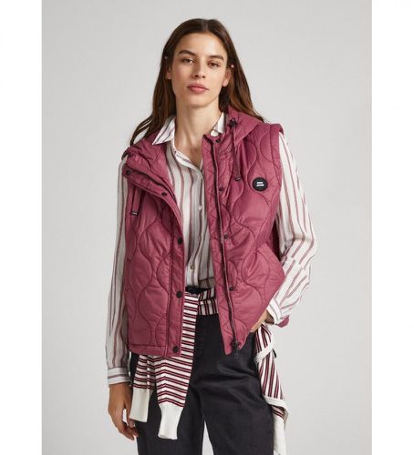 PL402241 Gilet Nina marron (L), Casuel, Grenat, Nylon, Sans manches / bretelles, Durable - Pepe Jeans - Modalova