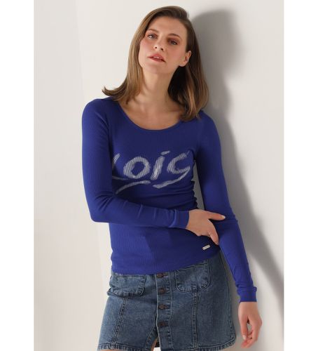 T-shirt slim à manches longues (XS), Casuel, Coton, Manche longue - Lois Jeans - Modalova