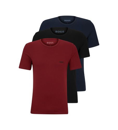 Lot de 3 T-shirts , , marron (S), Casuel, Homewear, Grenat, Coton, Manche courte - BOSS - Modalova