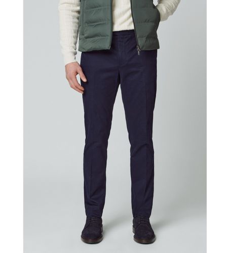 HM212487 Pantalon chino Kensington (38/30), Casuel, Coton, Marine - Hackett London - Modalova