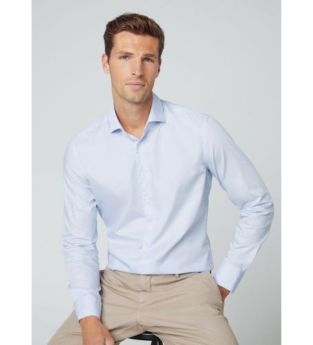 HM309672 Chemise Slim Fit Stripes (3XL), Casuel, Coton, Classique, Manche longue - Hackett London - Modalova