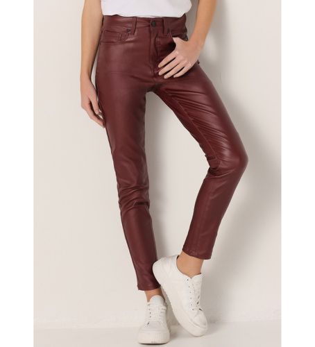 Pantalon 136671 marron (26), Rouge, Casuel, Synthétique, Bordeaux - Victorio & Lucchino, V&L - Modalova