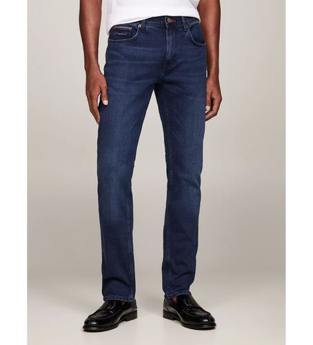 MW0MW26781 Jean droit délavé Denton (28/30), Bleu, Casuel, Coton, Denim - Tommy Hilfiger - Modalova