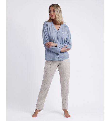 You Are Enough Pyjama ouvert à manches longues (S), Homewear, Coton, Viscose, Manche longue - Admas - Modalova