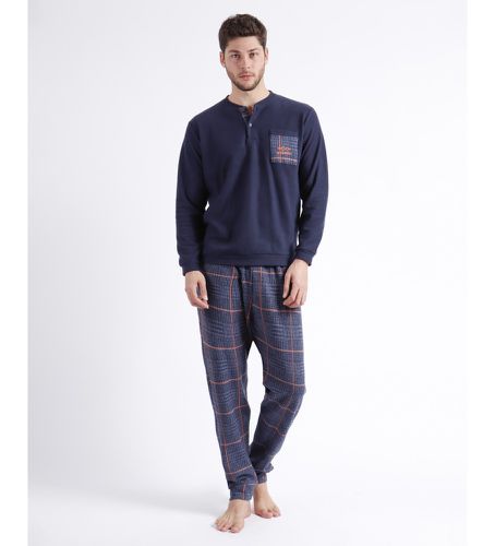 Pyjama Manches longues Indigo A (S), Homewear, Coton, Polyester, Manche longue - Admas - Modalova