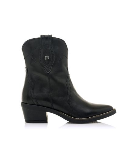 Bottines en cuir Teo - Hauteur du talon : 5 cm (39), 3 à 5 cm, Fermeture éclair, Casuel - Mustang - Modalova