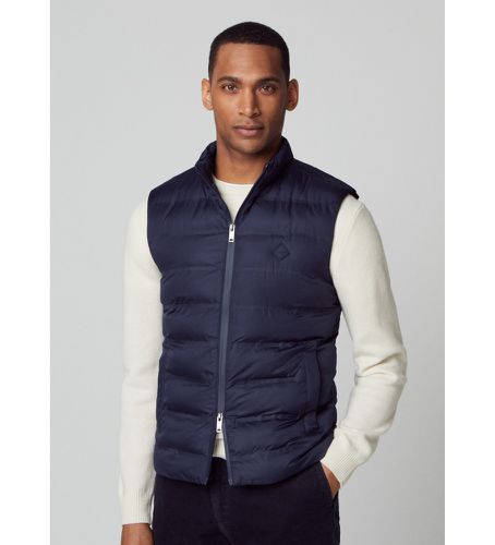 HM403015 Gilet Lw (L), Casuel, Sans manches / bretelles, Polister recyclé, Durable, Marine - Hackett London - Modalova