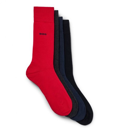 Lot de 4 paires de chaussettes Uni GiftSet rouge, , (40-46), Homewear, Coton - BOSS - Modalova