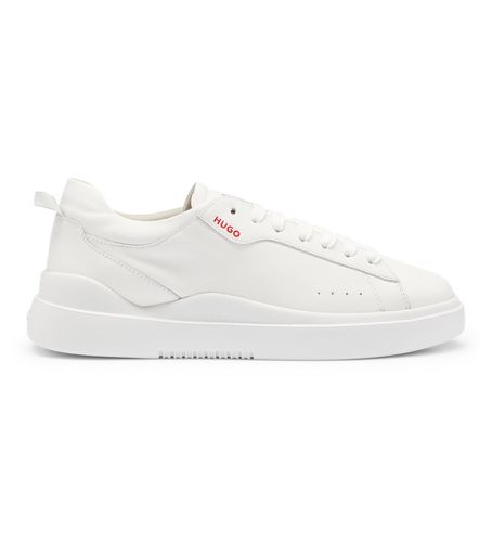 Blake Leather Sneakers (39), Cuir, Blanc, Plat, Lacets, Casuel - HUGO - Modalova