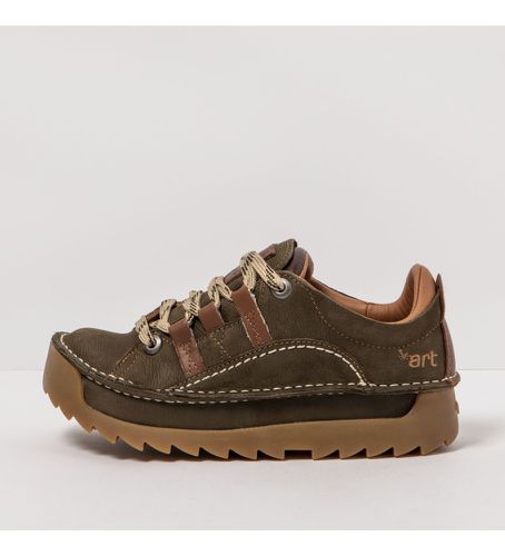 Unisex. 1059011FE303_0G3 Chaussures en cuir 0590 Pleasant Forest (36), Plat, 1 à 3 cm, Lacets, Casuel, Vert - Art - Modalova