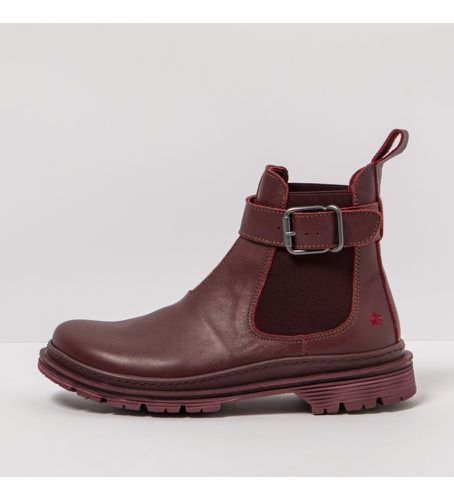 Bottines en cuir 1892 Nappa / Birmingham (36), Rouge, Plat, 1 à 3 cm, Casuel - Art - Modalova