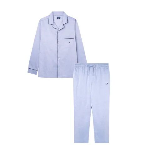 HMU20021 Pyjama Oxford (L), Homewear, Coton, Manche longue - Hackett London - Modalova