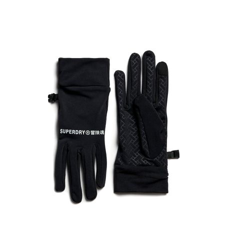 MS210053A Gants de ski noirs (S/M), Casuel, Sport, Polyester, Neige - Superdry - Modalova