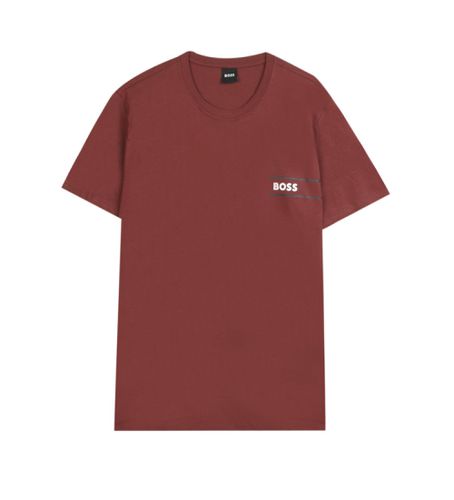 T-shirt Rn (S), Marron, Casuel, Coton, Manche courte - BOSS - Modalova