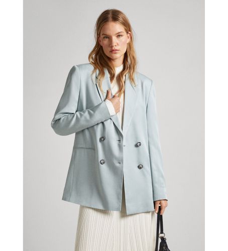 PL402305 Blazer Sharon (M), Casuel, Fête, Vert, Classique, Manche longue, Lyocell - Pepe Jeans - Modalova