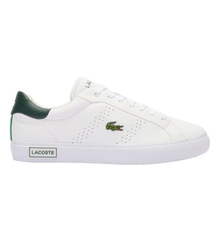 SMA0110_1R5 Chaussures en cuir Lineshot (45), Blanc, Plat, Lacets, Casuel - Lacoste - Modalova