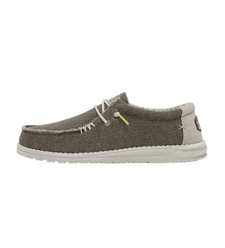 HD40003 Trainers Wally Braided (44), Tissu, Plat, Lacets, Casuel, Gris - HeyDude - Modalova