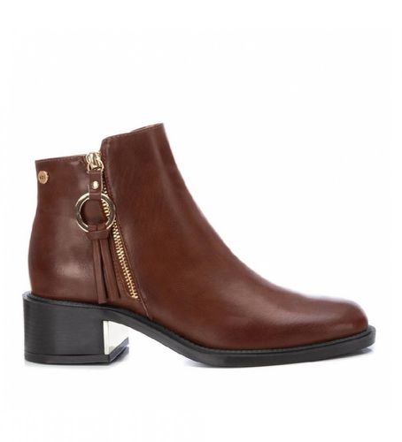 Bottines marron (35), 3 à 5 cm, Fermeture éclair, Casuel - Xti - Modalova