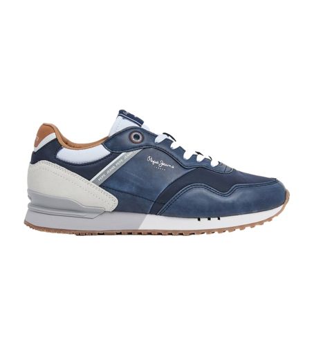 PMS40002 London Court Sneakers (41), Bleu, Plat, Lacets, Casuel - Pepe Jeans - Modalova