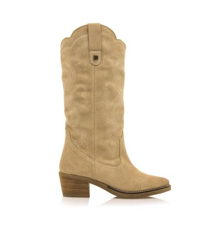 Bottes en cuir Teo - Hauteur du talon 5cm (37), 3 à 5 cm, Fermeture éclair, Casuel - MTNG - Modalova