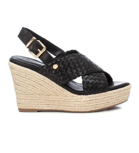 NEGRO Sandales en cuir 161625 -Hauteur 10cm wedge (38), 8 à 10 cm, Boucle, Casuel - Carmela - Modalova