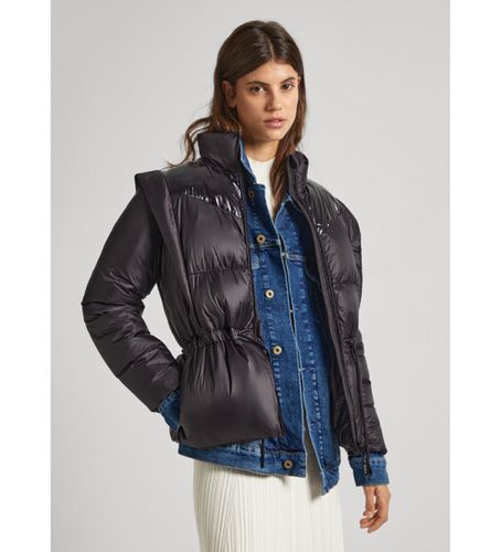 PL402316 Veste Stella noire (S), Casuel, Nylon, Manche longue - Pepe Jeans - Modalova