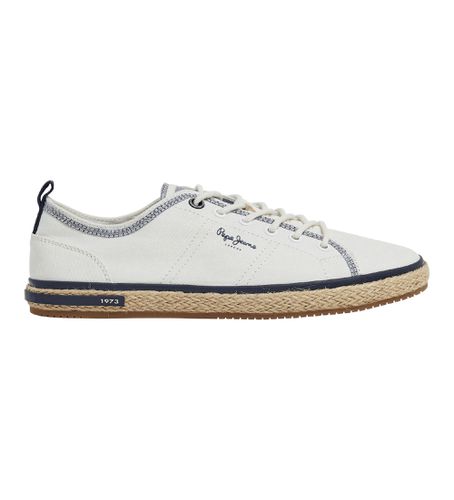 PMS10321 Trainers Samoa Smart (41), Blanc, Tissu, Plat, Lacets, Casuel, Durable - Pepe Jeans - Modalova