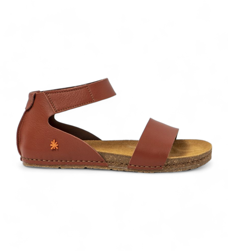 HA0003_008 Sandales en cuir 0382 marron Crete (36), Plat, Velcro, Casuel - Art - Modalova