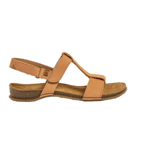 PH005_024 Sandales en cuir moutarde N5816 (36), Plat, Velcro, Casuel - El Naturalista - Modalova