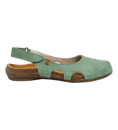 N4132IO0005_0B0 Sandales en cuir N413 Pleasant (37), Bleu, Plat, 1 à 3 cm, Velcro, Casuel - El Naturalista - Modalova