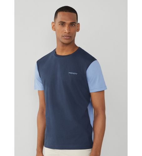 HM500800 T-shirt Heritage Multi (XS), Casuel, Coton, Manche courte, Marine - Hackett London - Modalova