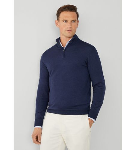 HM703169 Pull Merino (3XL), Casuel, Coton, Manche longue, Marine - Hackett London - Modalova