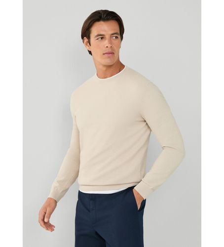 HM703170 Pull Diagonal Text Crew (S), Casuel, Coton - Hackett London - Modalova