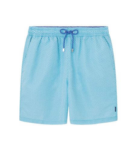 HMB10053 Maillot de bain Grid Tailored (S), Beachwear, Polyester, Turquoise - Hackett London - Modalova