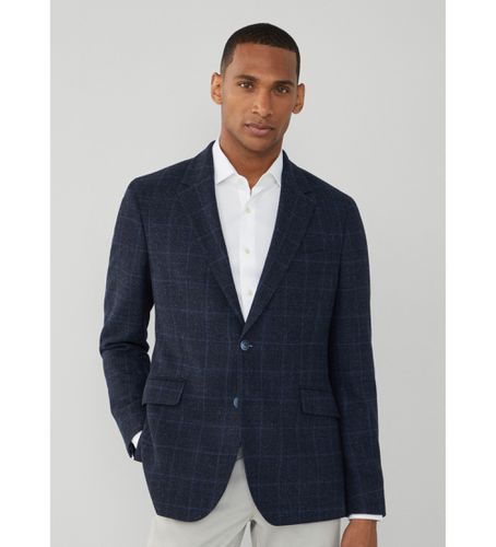 HM443304 Blazer Mouline Wpane (36/32), Casuel, Laine, Classique, Marine - Hackett London - Modalova