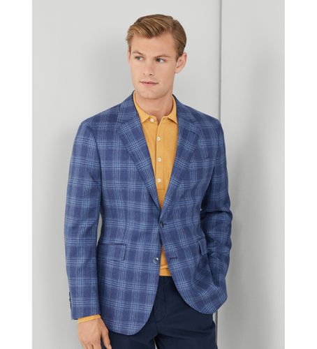 HM443344 Blazer en soie bleue (38/32), Casuel, Classique, Manche longue - Hackett London - Modalova