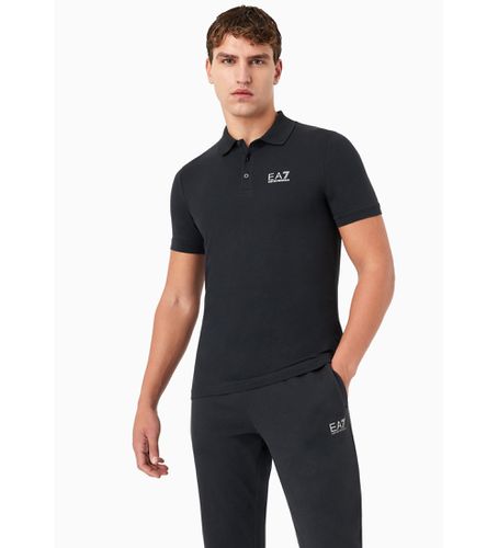 NPF04_PJM5Z Polo Core Identity Stretch (M), Casuel, Coton, Manche courte, Marine - EA7 - Modalova