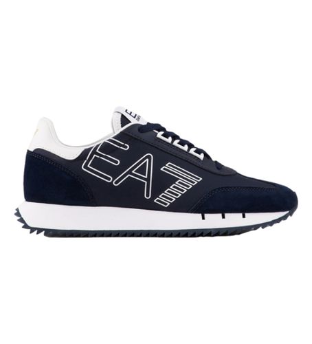 Unisex. X8X101_XK257 Trainers & Vintage navy (44), Plat, Lacets, Casuel, Marine - EA7 - Modalova