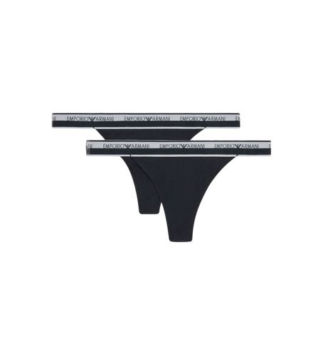 R227 Pack 2 Tongs Iconic (L), Homewear, Coton, Marine - Emporio Armani - Modalova