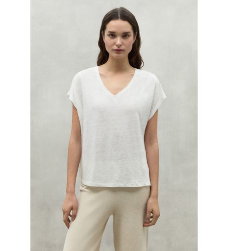 MCWGATSAREND0128S24-001 T-shirt Arendal laine cassée (XL), Blanc, Casuel, Lin, Manche courte - ECOALF - Modalova