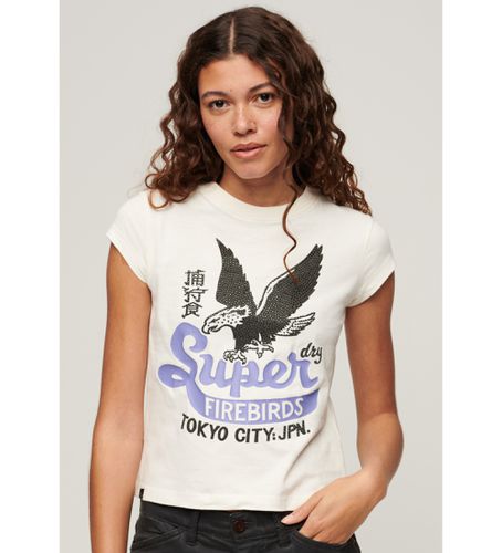 W1011391A T-shirt avec décorations d'affiches (S), Casuel, Coton, Manche courte - Superdry - Modalova