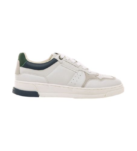 Slam - Baskets en cuir - Blanc (41), 3 à 5 cm, Lacets, Casuel - Mustang - Modalova