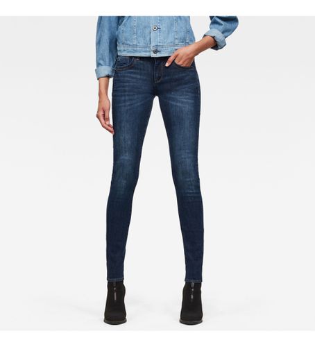 D06746-C619-89 Jeans Lynn Mid Skinny (24/32), Casuel, Coton, Denim, Marine - G-Star - Modalova