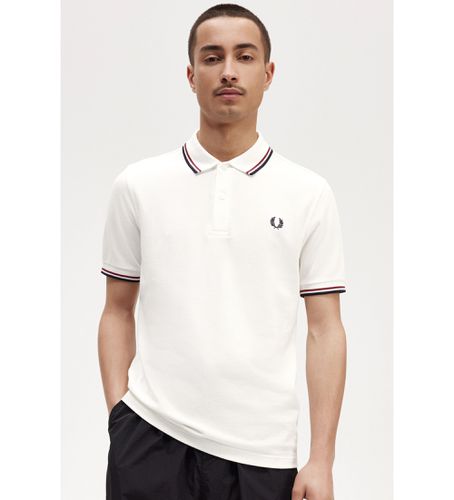 M3600 Polo avec passepoil (S), Casuel, Coton, Manche courte - Fred Perry - Modalova