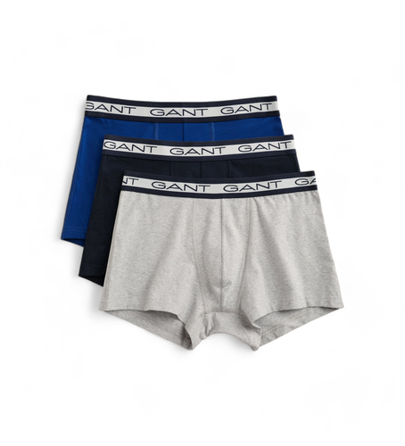 Lot de 3 boxers Style gris, , (L), Homewear, Coton - Gant - Modalova