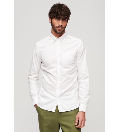 M4010653A Chemise Oxford (XXL), Casuel, Fête, Classique, Manche longue, Le coton biologique, Durable - Superdry - Modalova