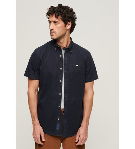 M4010768A Chemise à manches courtes Merchant Store (S), Casuel, Manche courte, Le coton biologique, Durable, Marin - Superdry - Modalova