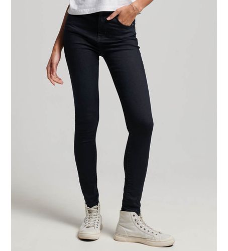 W7010796A Jean skinny à taille haute en coton biologique (24/30), Denim, Polyester, Durable - Superdry - Modalova